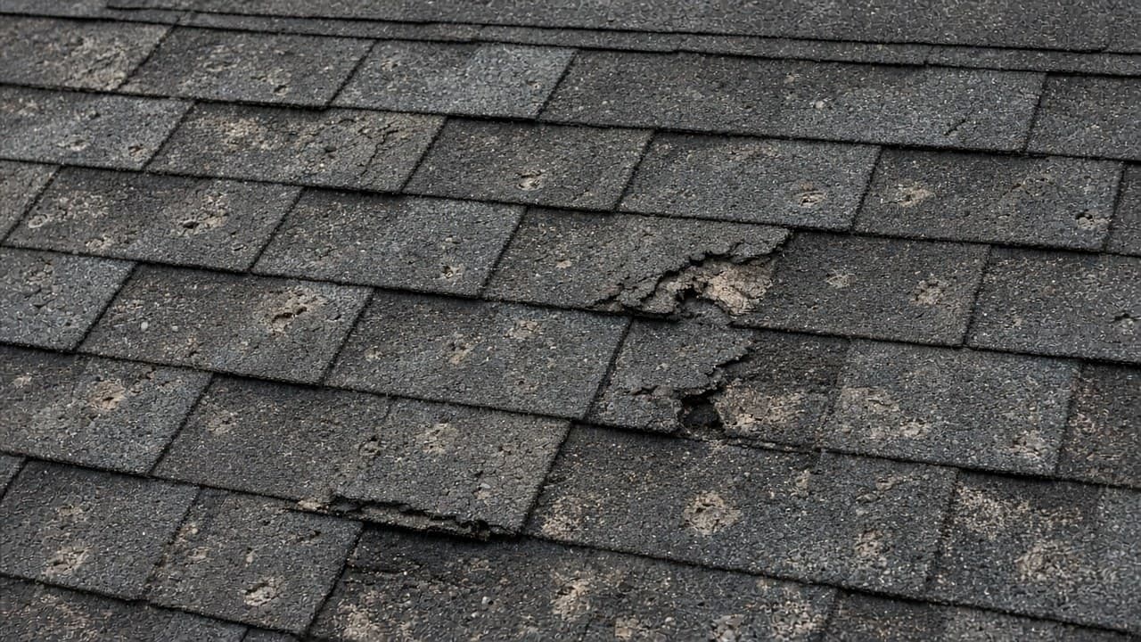 Roofing crew working on a residential job site